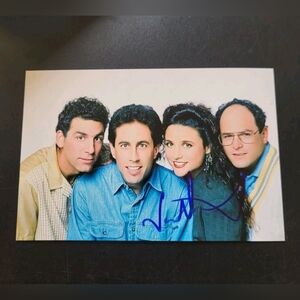 Jason Alexander Hand Signed 4x6 Autograph Photo Seinfeld